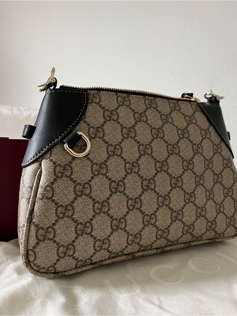 GG Emblem Small Shoulder Bag